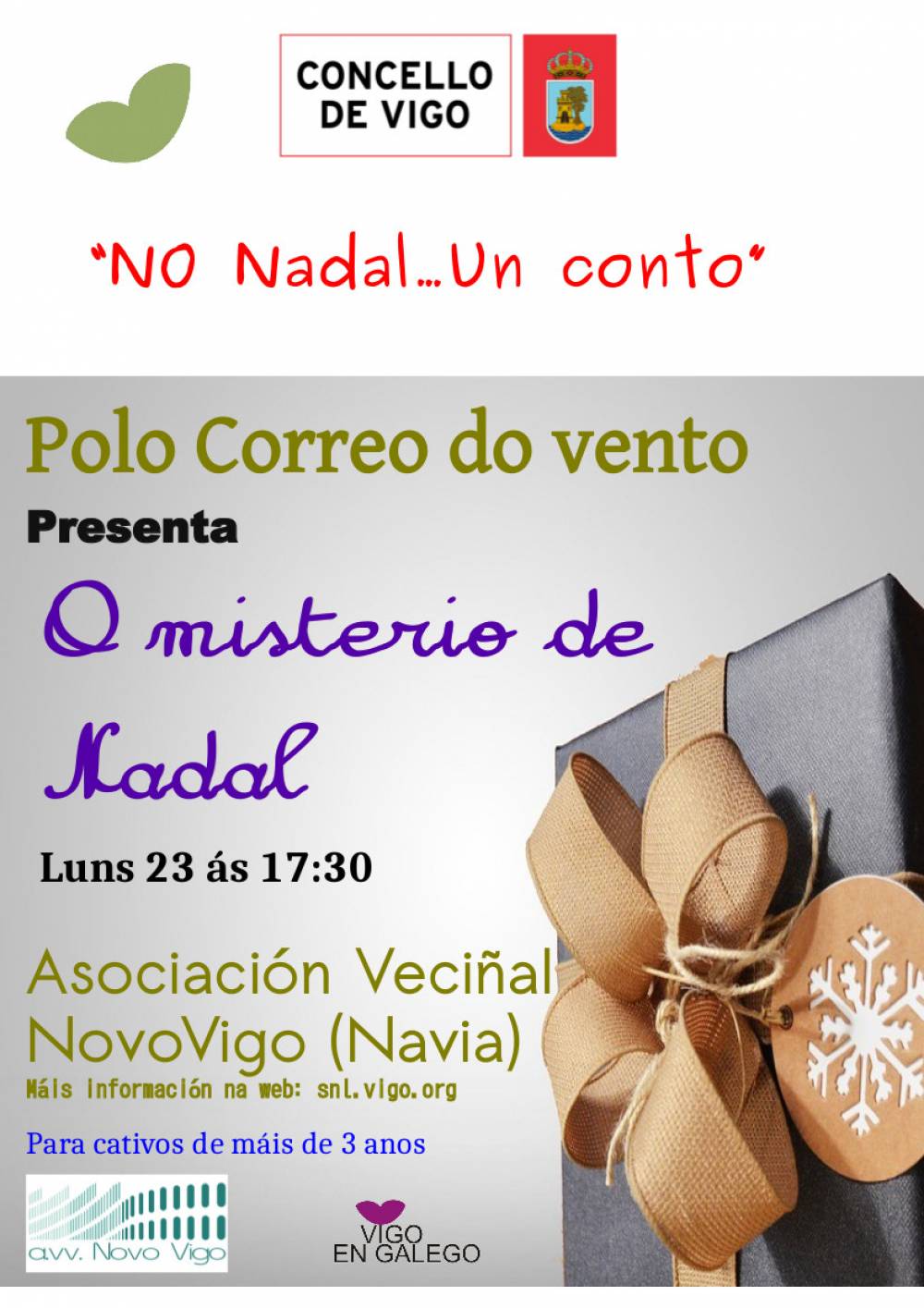 No Nadal... un conto: "O misterio de Nadal " (23 decembro 2019) en Navia