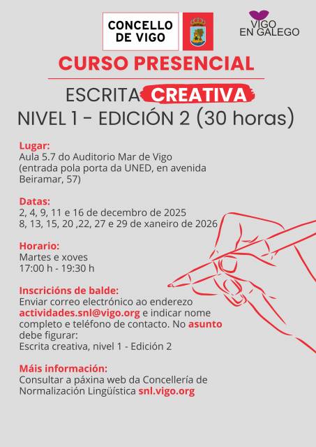 Curso de escrita creativa_nivel 1_edición 2 (decembro 2025-xaneiro 2026)