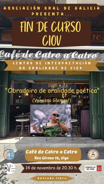 Obradoiro de fin de curso do Módulo de oralidade poética con Vanesa Glemsel (14_11_2025)
